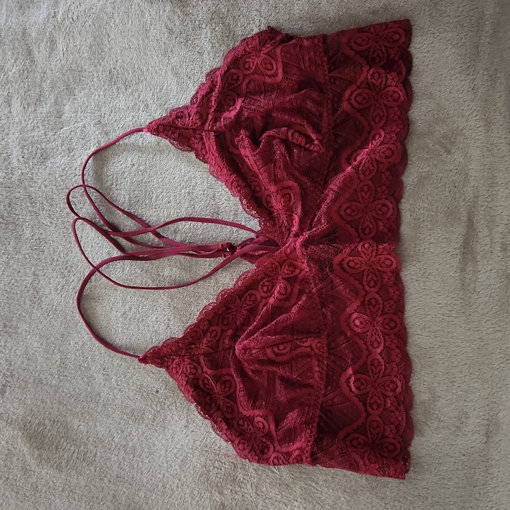 Avidlove Red Bralette Size XXL